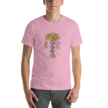 Load image into Gallery viewer, Sunflower image, and into the forest i go Unisex T-Shirt