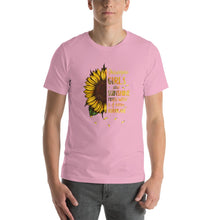 Load image into Gallery viewer, Sunflower, Philadenphia, girls are sunshine hurricane Unisex T-Shirt
