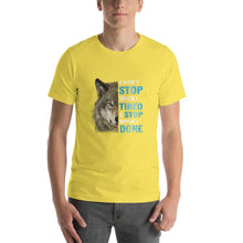 Load image into Gallery viewer, Wolf image, i don&#39;t stop when i tired Unisex T-Shirt
